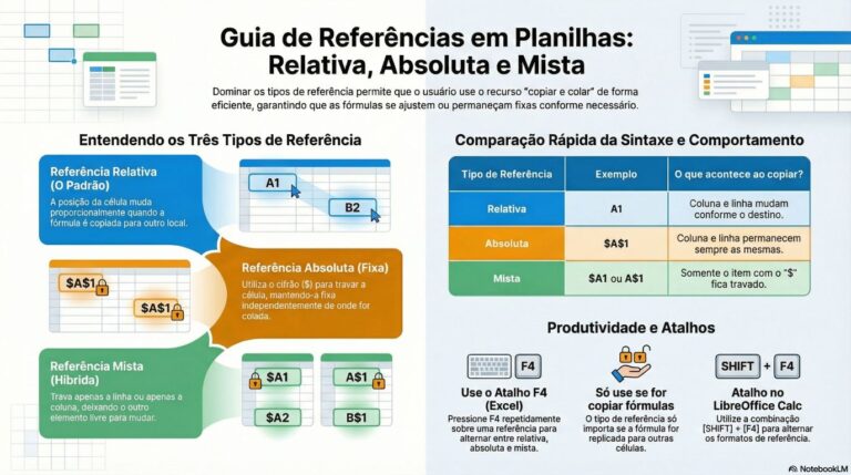 Guia de Referências em Planilhas